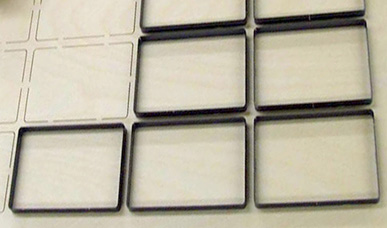 diecuting squares