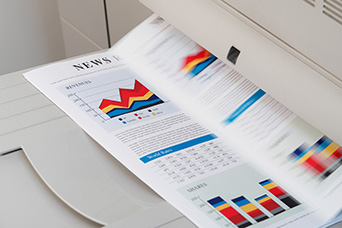 digital printing output