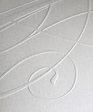 printing embossed swirl